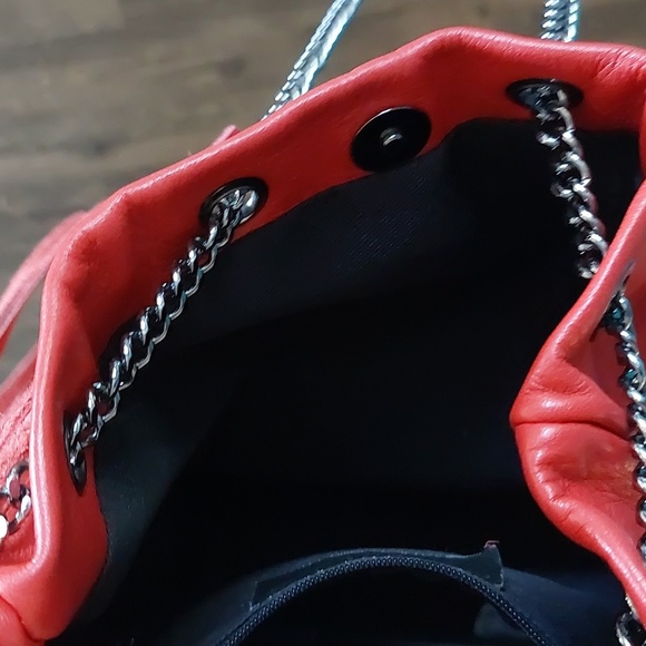 Leather basket bag - Picture 12 of 12